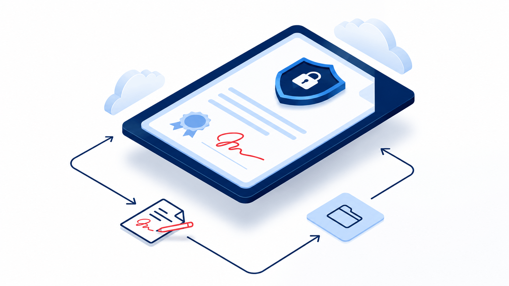 Documento digital firmado y protegido